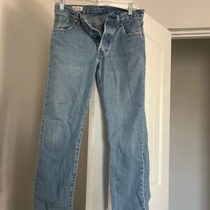 Levi 501 Classic Blue Denim Jeans
